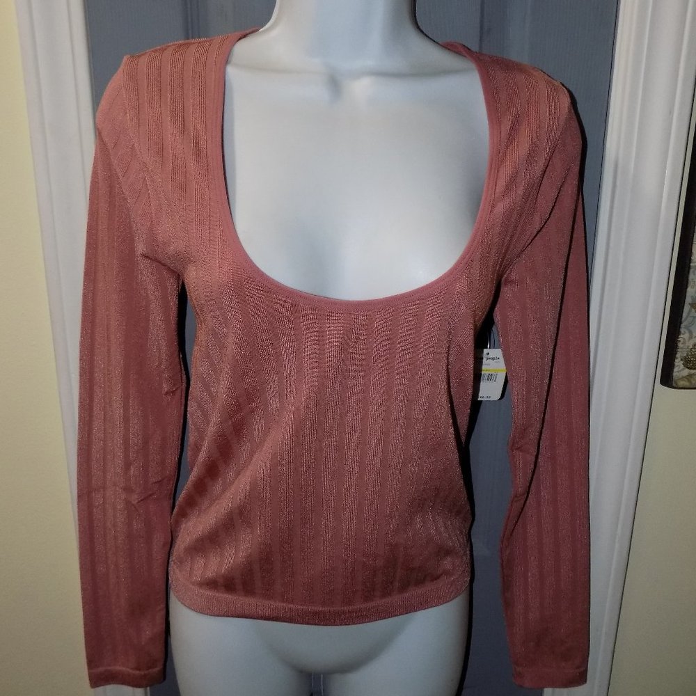 Free People Lucky You Layering Top Copper Size M/L